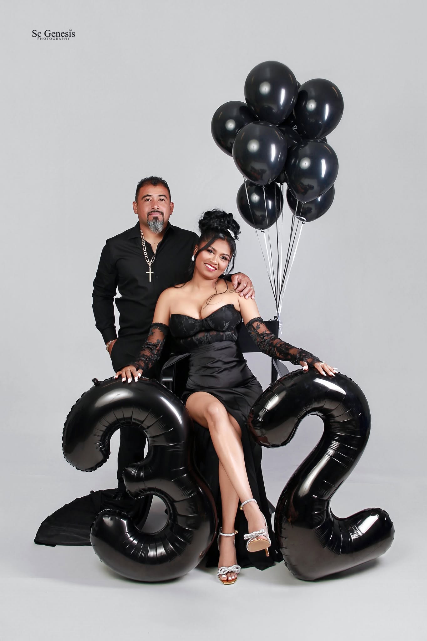 Fotografía de cumpleaños en pareja